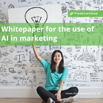 Free whitepaper Statista AI Compass is an entry-level guide to the use of AI in marketing