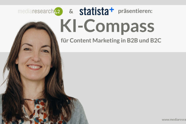 Das kostenlose Whitepaper Statista AI Compass ist ein Leitfaden für den Einstieg in die Nutzung von AI im Marketing