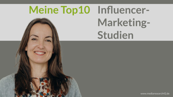 Die wichtigsten Influencer Marketing Studien 2025 mediaresearch42